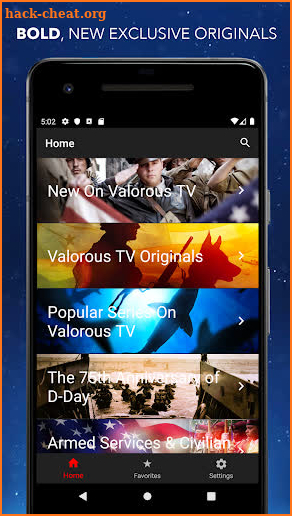 Valorous TV screenshot