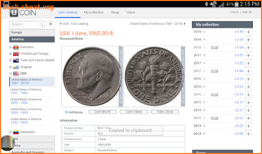 Valuable Coin Reference & Prices screenshot