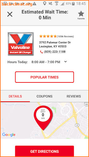 Valvoline Instant Oil Change screenshot