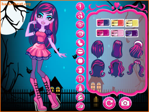 Vampire Girl Dress Up Game screenshot