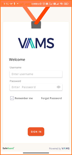 VAMS screenshot