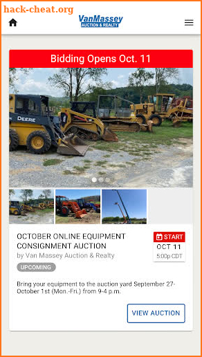 Van Massey Auction & Realty screenshot