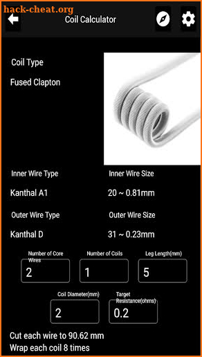 VapeCalc: Vaporizer Tools screenshot