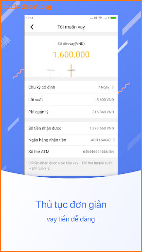 Vay viet - Vay tiền mặt trực tuyến nhanh screenshot