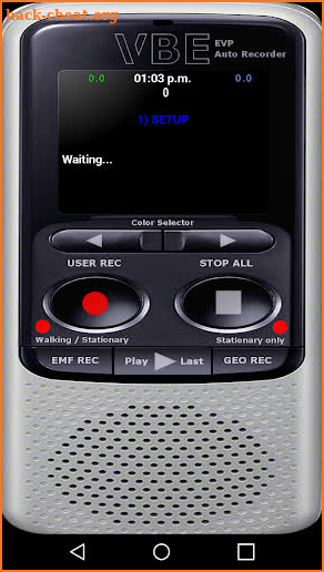 VBE AUTO EVP RECORDER screenshot