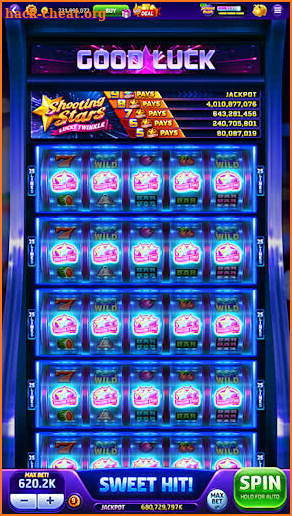 Vblink777 casino screenshot