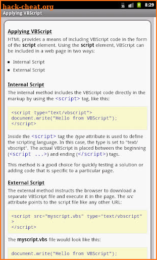 VBScript Pro Free screenshot