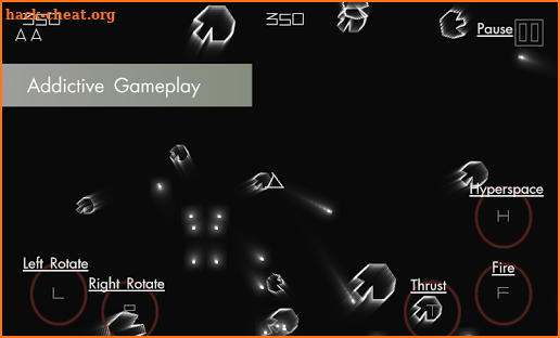 Vectoids - Asteroids Vector Shooter (1979 Arcade) screenshot