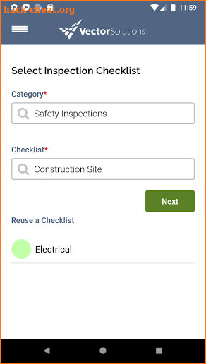 Vector EHS Management screenshot