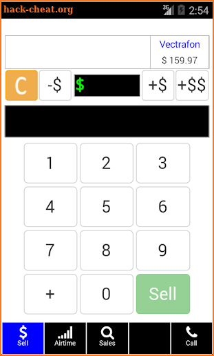 Vectrafon Dialer screenshot