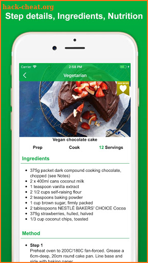 Vegan & Vegetarian Recipes - Healthy Food screenshot