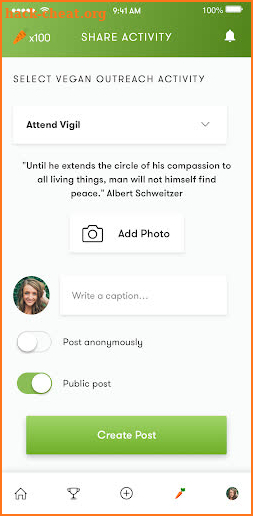 Vegan Following - Join the Vegan outreach family screenshot
