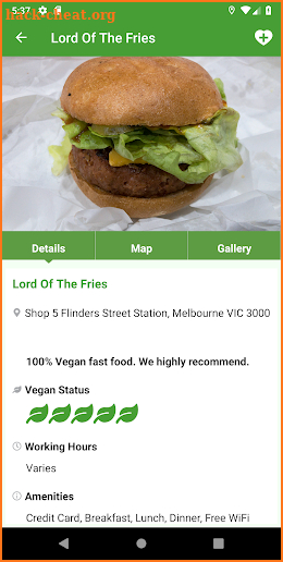 Vegan Food Finder screenshot