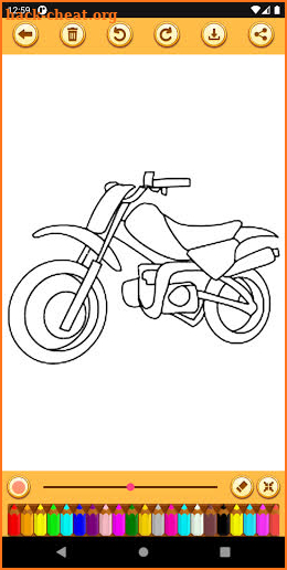 Vehicle Coloring Book screenshot