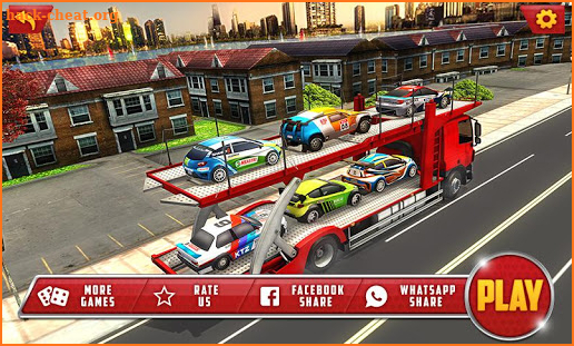 Vehicle Transporter Trailer Truck Game screenshot