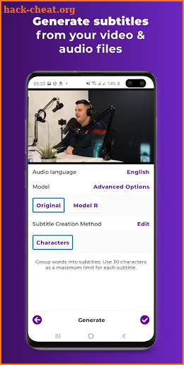 Veme.ly: Transcribe Video & Audio Files screenshot