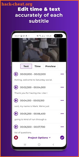 Veme.ly: Transcribe Video & Audio Files screenshot