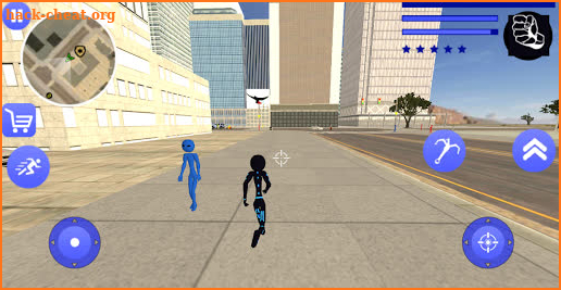 Venom Iron Stickman Rope Hero Gangstar Crime screenshot