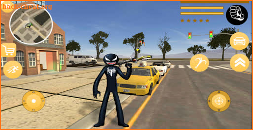 Venom Spider Stickman Rope Hero Gangstar Crime screenshot