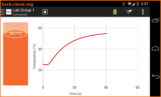 Vernier Go Wireless screenshot