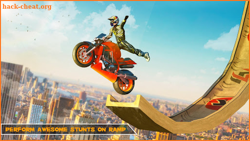 Vertical Mega Ramp Bike Stunt Racing screenshot