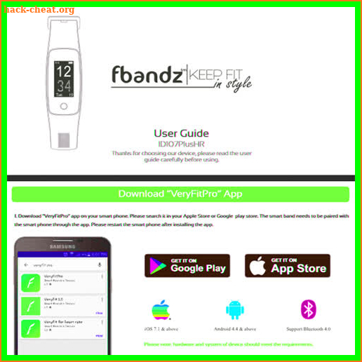 Veryfitpro Smartwatch Guide screenshot