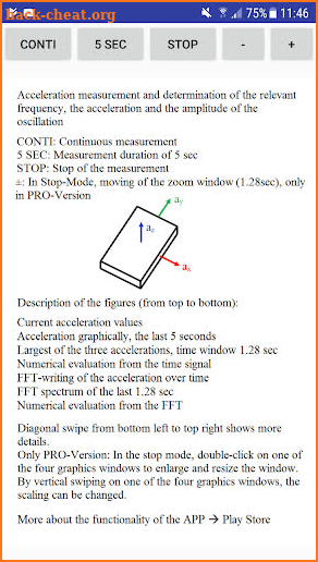 vibration analysis pro screenshot