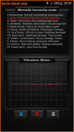 Vibration Meter PRO screenshot