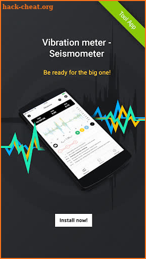 Vibration meter - Seismometer screenshot