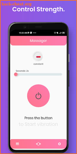 Vibrator strong vibration app screenshot