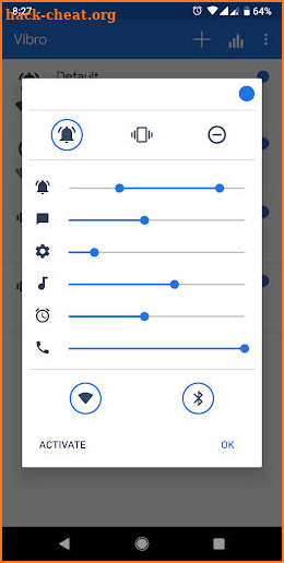 Vibro. Profile Scheduler screenshot