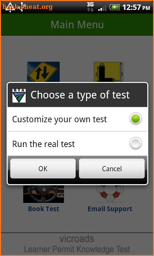 VicRoads Learner Permit Test screenshot