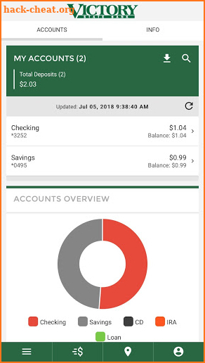 Victory State Bank screenshot