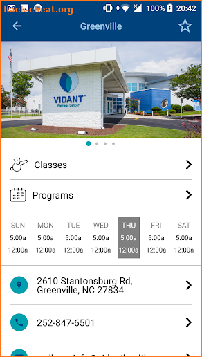 Vidant Wellness screenshot