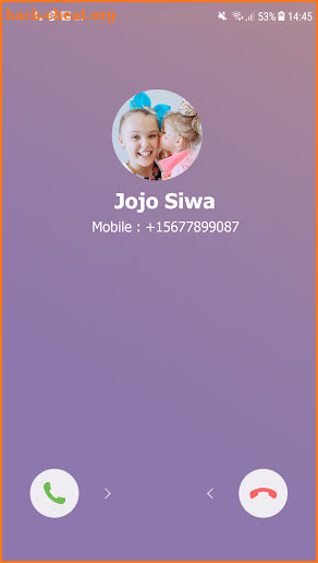 Video Call From jojo siwa screenshot