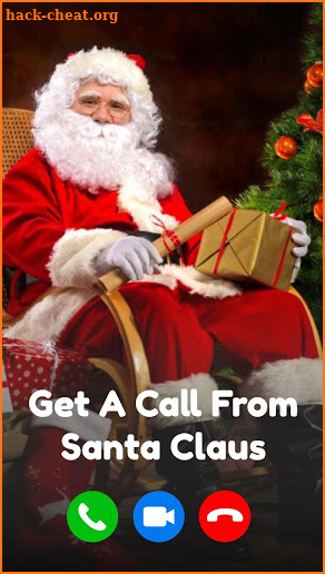 Video Call from Santa Claus (Simulated) screenshot