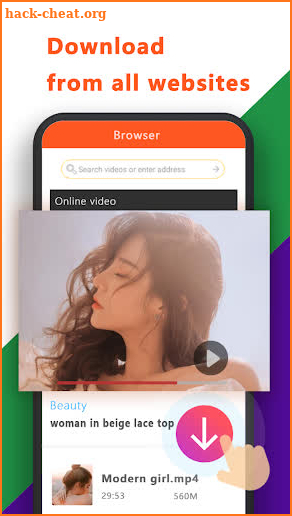 Video downloader app screenshot