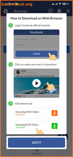 Video Downloader for Facebook screenshot