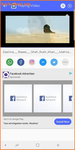 Video downloader for FB screenshot