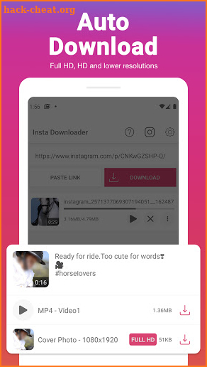 Video Downloader For Insta - IG Stories, Reels screenshot