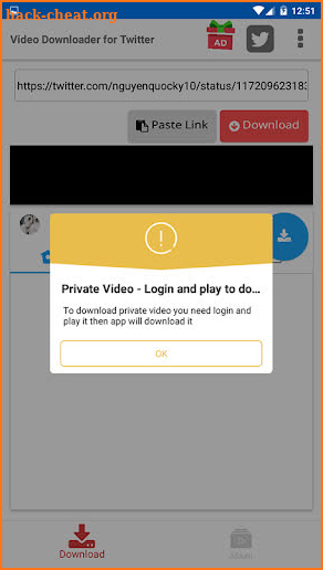 Video Downloader for Twitter 2019 screenshot