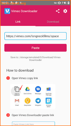 Video Downloader for Vimeo screenshot