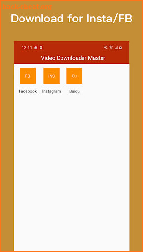 Video Downloader Master for insta & fb screenshot