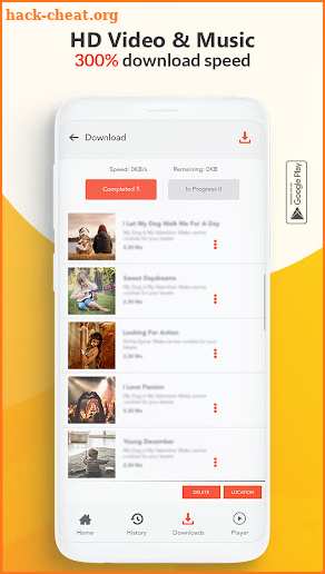 Video downloader Mp4 - Mp3 Music Downloader screenshot