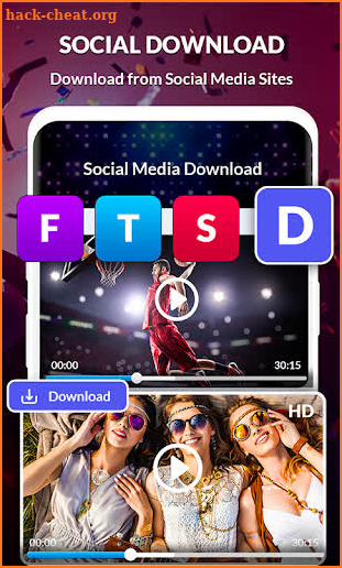 Video downloader: Save HD videos for Social Media screenshot