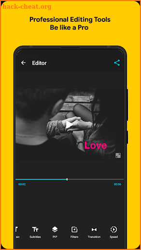 Video Editor - Lyrical Video Status Maker screenshot