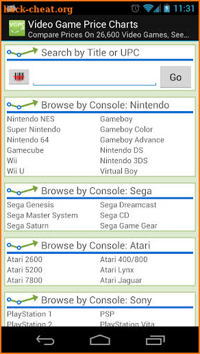 Video Game Price Charts screenshot