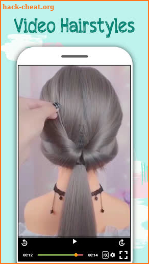 Video Hairstyle Step by Step screenshot