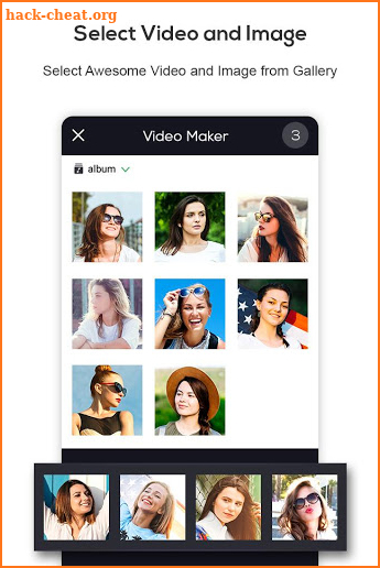 Video Maker of Photos with Music & video editor screenshot