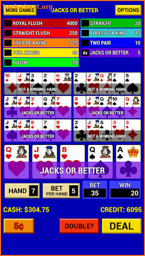 Video Poker Classic Multi screenshot